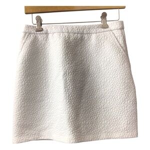 Vintage Marc Jacobs White Textured Mini Skirt size L